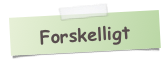 Forskelligt